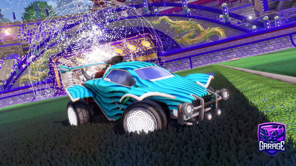 A Rocket League car design from ExactSkunk476