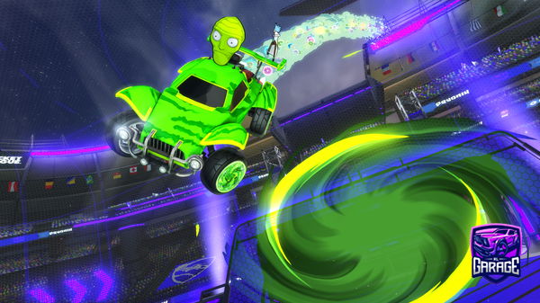 A Rocket League car design from DeathLlama55