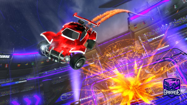 A Rocket League car design from Corvera207