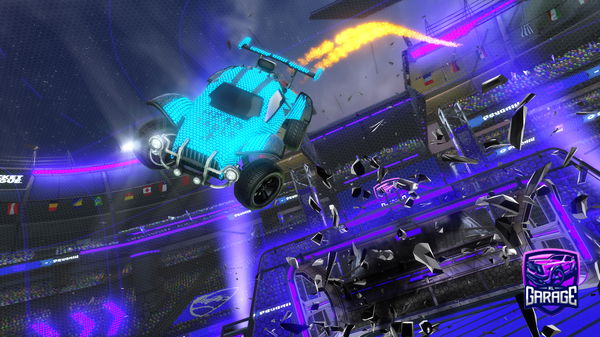 A Rocket League car design from ToxicMato