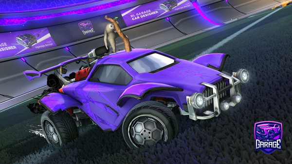 A Rocket League car design from Idkto