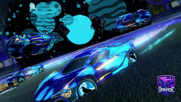 A Rocket League car design from Mariete23