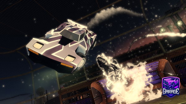 A Rocket League car design from BLACKFORCES