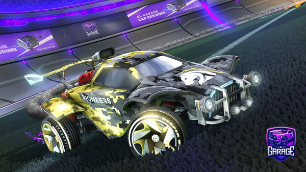 A Rocket League car design from Tipu33