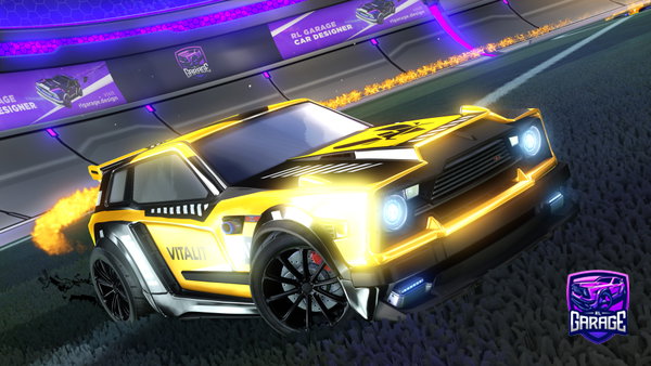 A Rocket League car design from Laitting