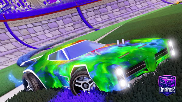 A Rocket League car design from Pankumi