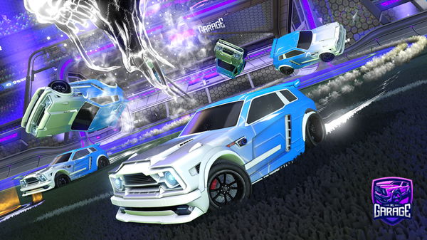 A Rocket League car design from Nustybro