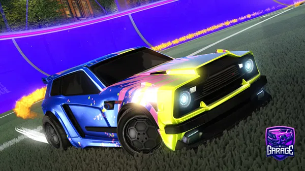 A Rocket League car design from Verrkami
