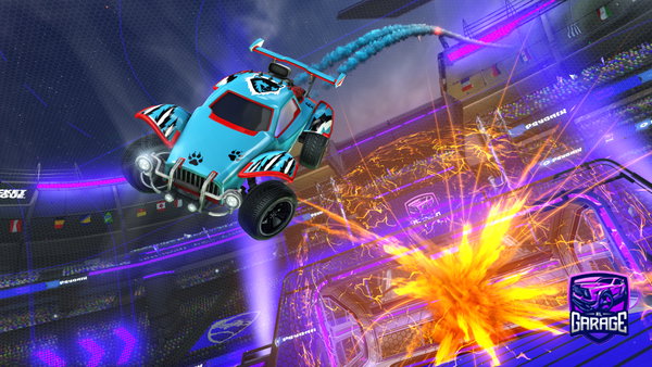 A Rocket League car design from anlittlenerdxbox