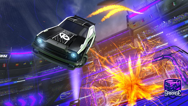 A Rocket League car design from dial3yz