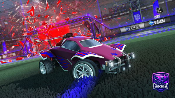 A Rocket League car design from evangelism