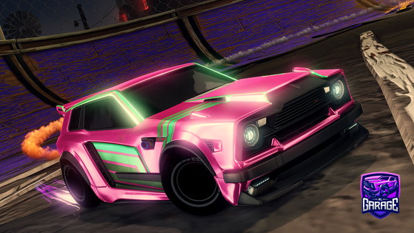 A Rocket League car design from Cvjk