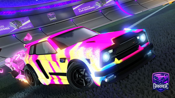 A Rocket League car design from ItsBiscuit