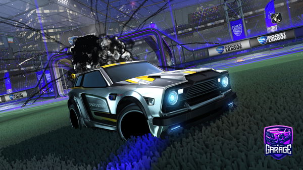 A Rocket League car design from Waffled