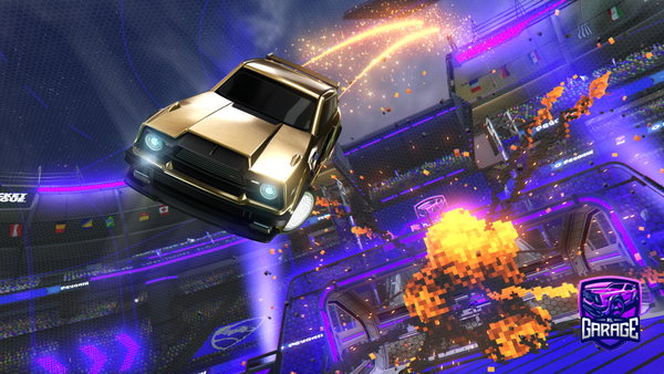 A Rocket League car design from A7madoo