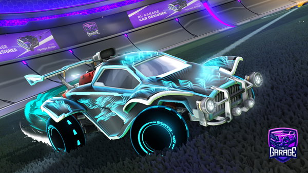 A Rocket League car design from crackedj