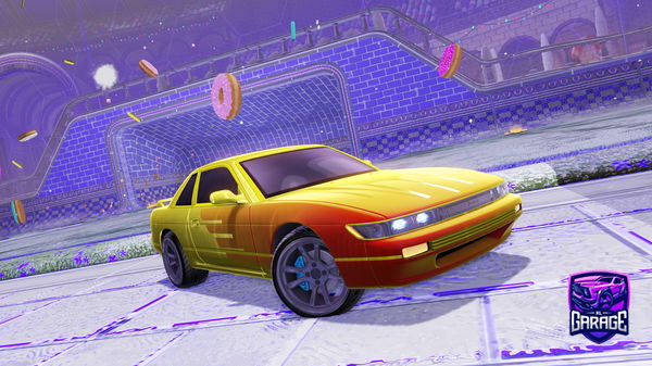 A Rocket League car design from Gun-Man-Leww