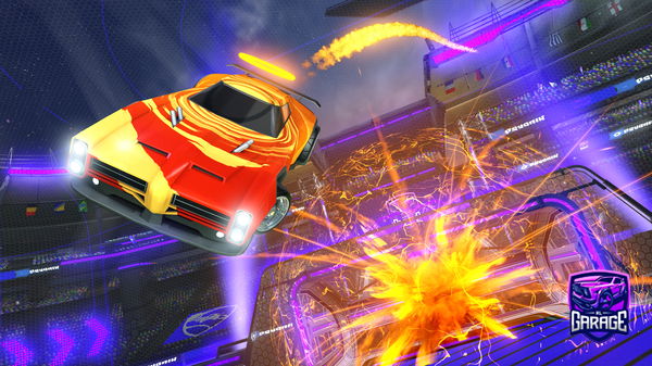 A Rocket League car design from WookieIsGarb