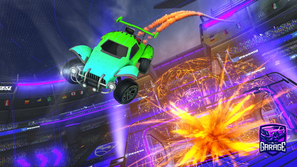 A Rocket League car design from CroppingChimp15