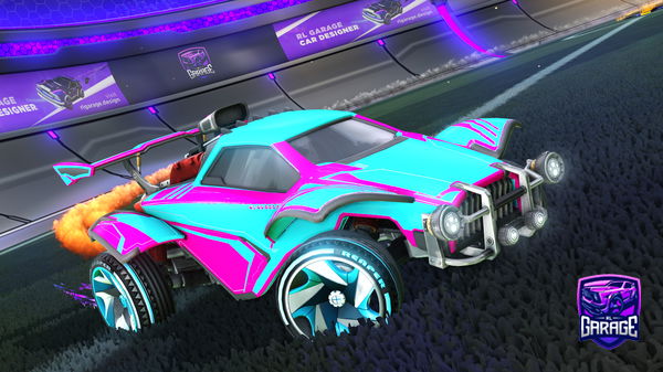 A Rocket League car design from papichulo127