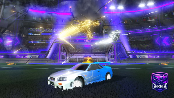 A Rocket League car design from Sspadezz10