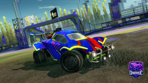A Rocket League car design from RF_GAMER84