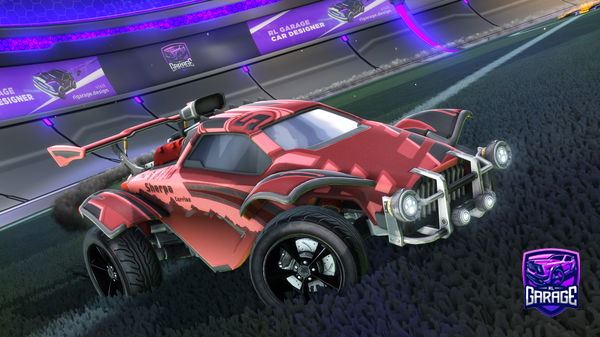 A Rocket League car design from Jakewh3