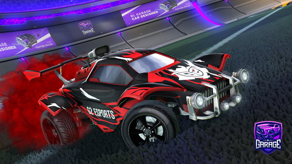 A Rocket League car design from Diggles808