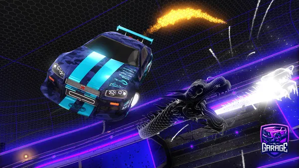 A Rocket League car design from SpaceShadow3717