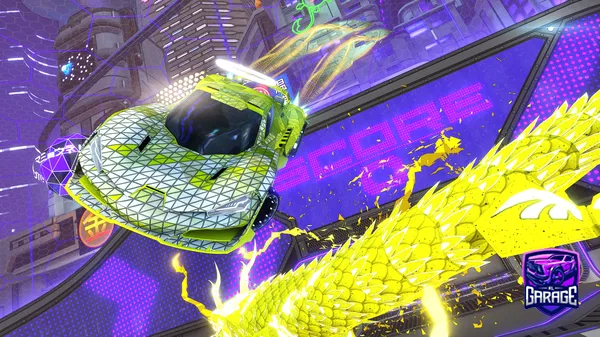 A Rocket League car design from swaggYYoga