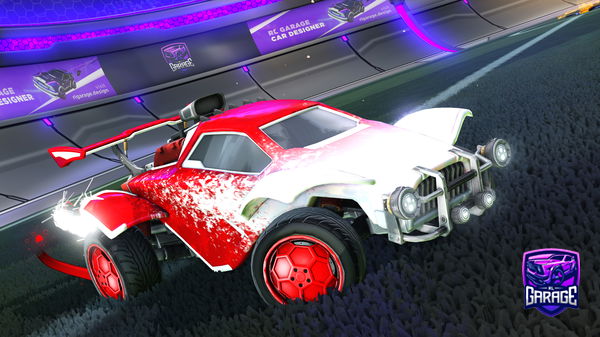 A Rocket League car design from Ironicaly