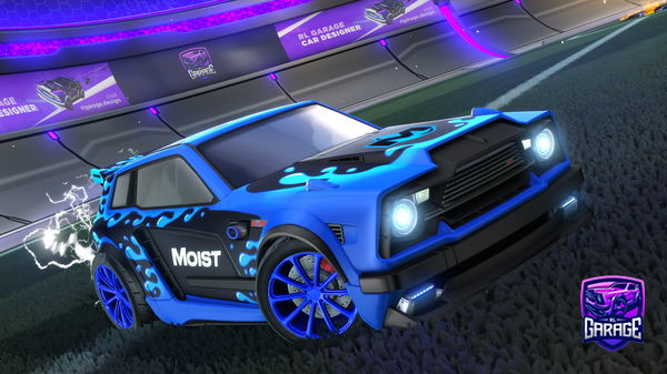 A Rocket League car design from Gamer132884