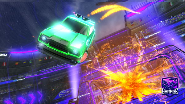 A Rocket League car design from Triangle_2022