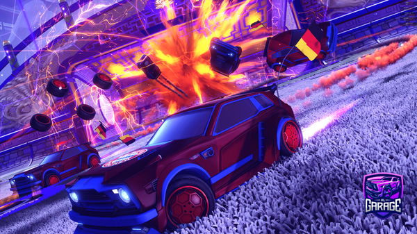 A Rocket League car design from CommanderWolfPGH