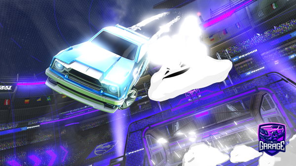 A Rocket League car design from Eclair001