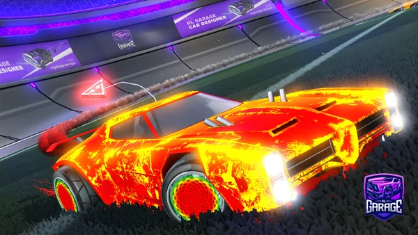 A Rocket League car design from RicckiPs4