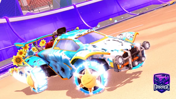 A Rocket League car design from Raiyu