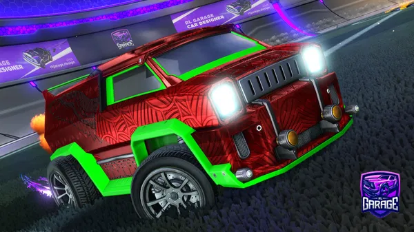 A Rocket League car design from Elr0nd