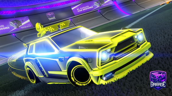 A Rocket League car design from WakTasticYT