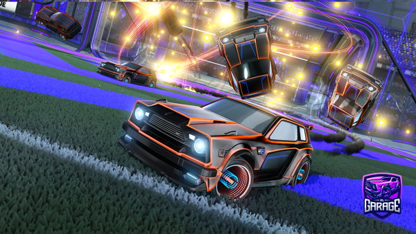 A Rocket League car design from Noodle_