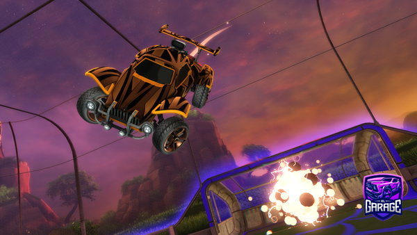 A Rocket League car design from Ntr0