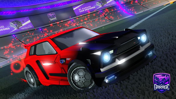 A Rocket League car design from strykerredbull11