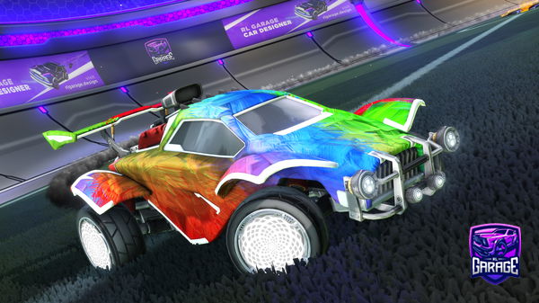 A Rocket League car design from Lefteris_717