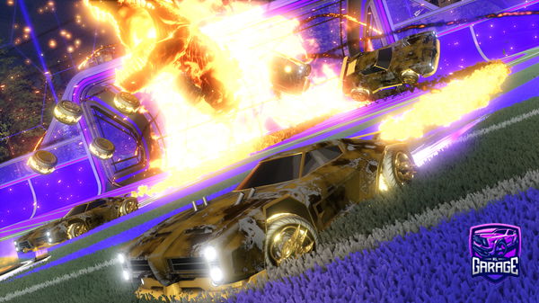 A Rocket League car design from KNAX_AR