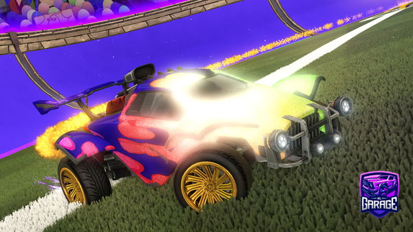 A Rocket League car design from Mat_Pro_21