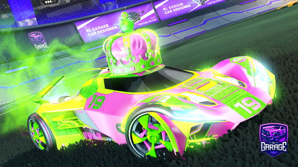 A Rocket League car design from abspielen