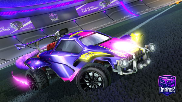 A Rocket League car design from BtoXXX