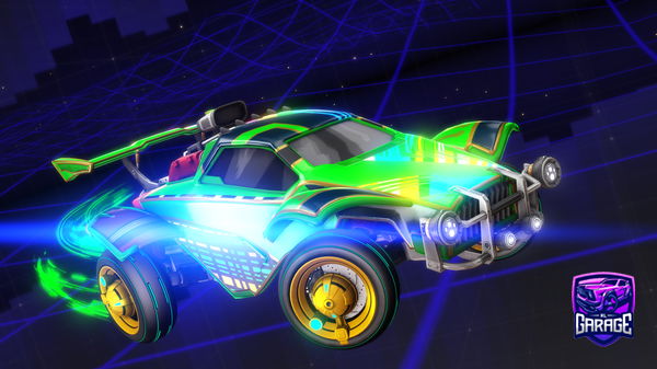 A Rocket League car design from Dotraes
