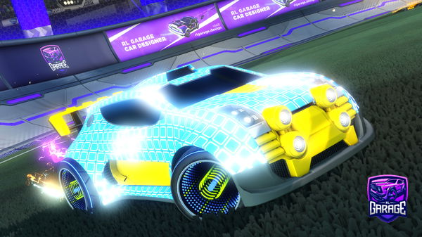 A Rocket League car design from Gtkrn