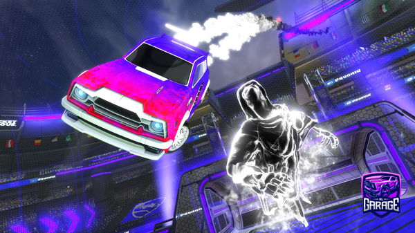 A Rocket League car design from Faze_skeleton_xd